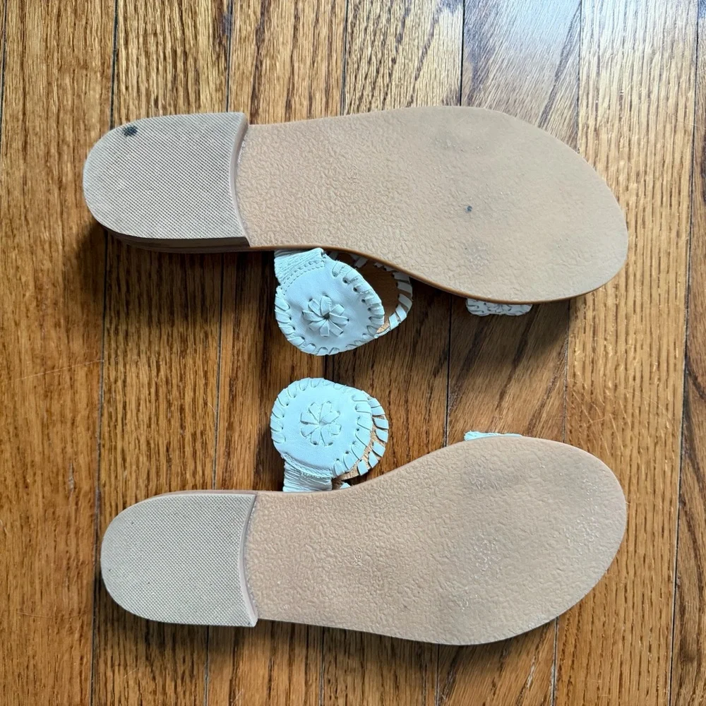 Women’s Jack Rogers Lauren Sandal, white. Size: 6.5 - Picture 5 of 5